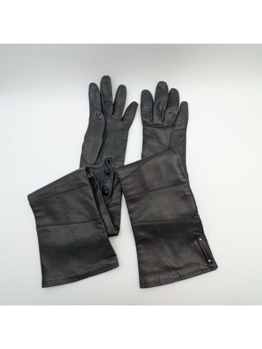Louis Vuitton Gloves Long Leather Black Sheep